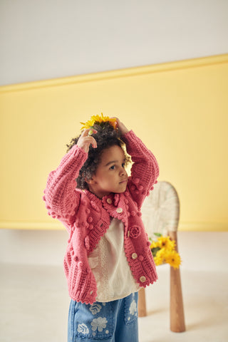 Pantalon Flofi denim enfants louise misha coton en herbe