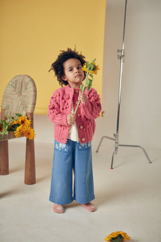 Pantalon Flofi denim enfants louise misha coton en herbe
