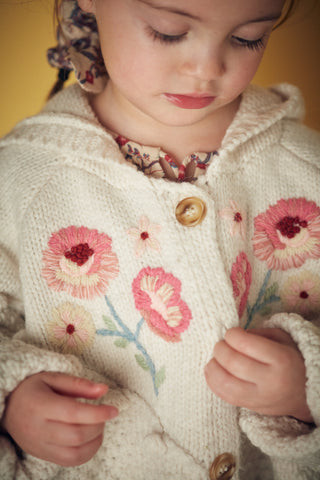 Cape Clara creme enfants Louise Misha coton en herbe