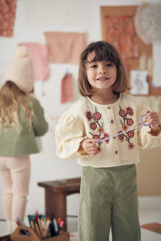 Blouse Celina pour enfants Louise Misha coton en herbe
