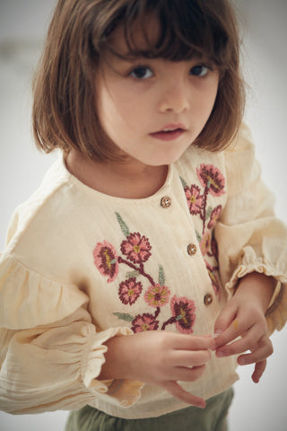 Blouse Celina pour enfants Louise Misha coton en herbe