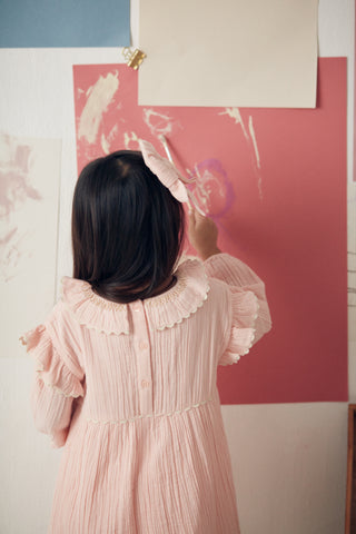 Robe Illy rose enfants louise misha coton en herbe