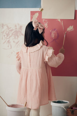 Robe Illy rose enfants louise misha coton en herbe