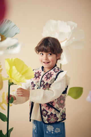 Pantalon Flofi denim enfants louise misha coton en herbe
