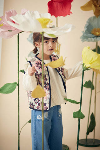 Pantalon Flofi denim enfants louise misha coton en herbe