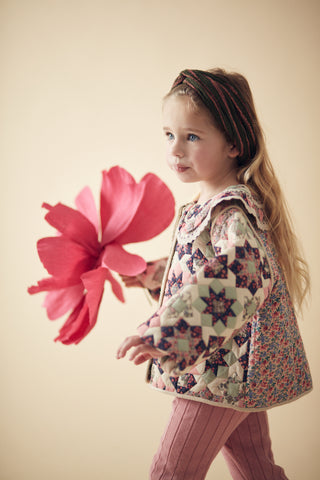 Veste Joulia effet patchwork enfants luise misha coton en herbe