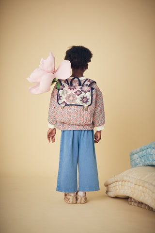 Pantalon Flofi denim enfants louise misha coton en herbe