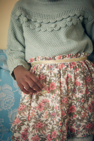 Jupe Cephee courte fleurie louise misha coton en herbe