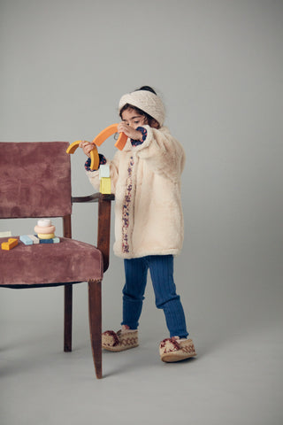 Legging Moldavia enfants bleu louise misha coton en herbe