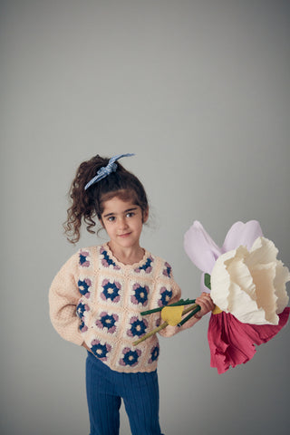 Legging Moldavia enfants bleu louise misha coton en herbe
