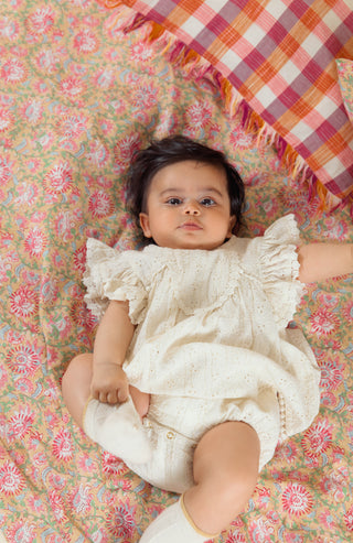 Barboteuse Lulla écru bébé louise misha coton en herbe