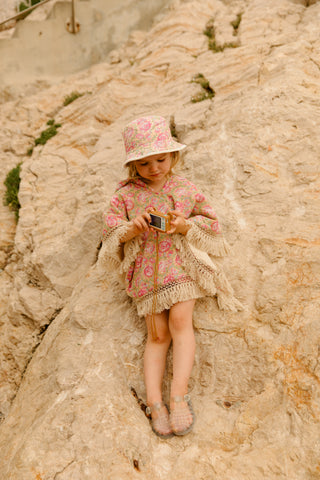 Cape de bain Mael pour enfants louise misha coton en herbe
