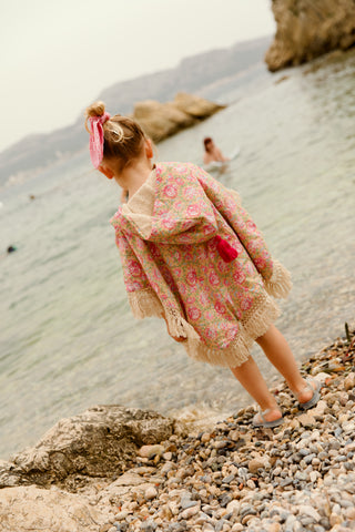 Cape de bain Mael pour enfants louise misha coton en herbe