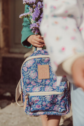 rentrée pour l'école sac fleuri louise misha jojo in paris coton en herbe