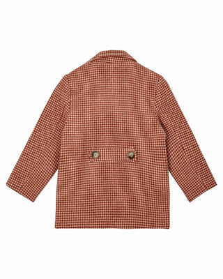 Manteau vichy enfant