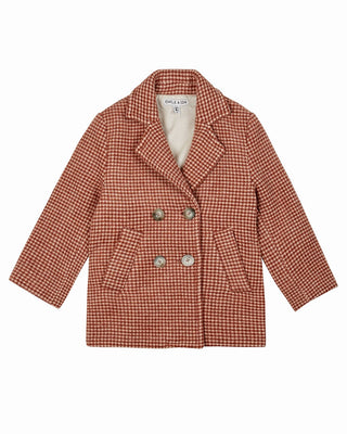 Manteau vichy enfant 1