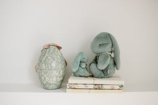 mini lapin peluche menthe maileg coton en herbe