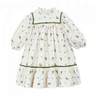 Robe Ayame fleurie en velours côtelé pour enfant