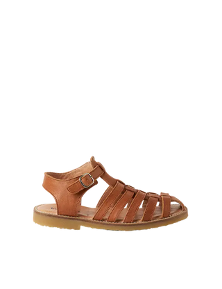Sandale braided enfant cognac petit nord coton en herbe kids
