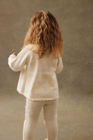 leggings molda cream enfant coton en herbe