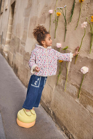 Pantalon brodé Flofi louise misha coton en herbe