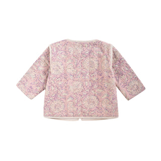 Veste Teliani rose fleurs boutis louise misha coton en herbe