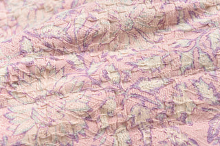 Veste Teliani rose fleurs boutis louise misha coton en herbe