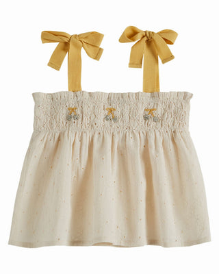 Top smocke broderie anglaise enfant emile et ida 