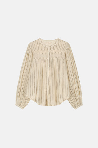 Blouse Jally ecru femme louise misha coton en herbe