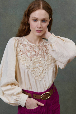 Pantalon Doilloni Framboise louise misha coton en herbe