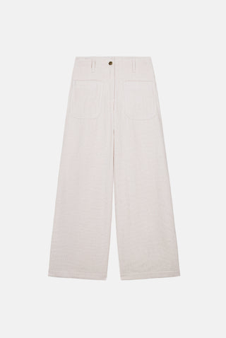 Pantalon Doilloni Crème louise misha coton en herbe