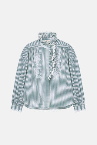 Chemise Cora rayée femme louise misha coton en herbe