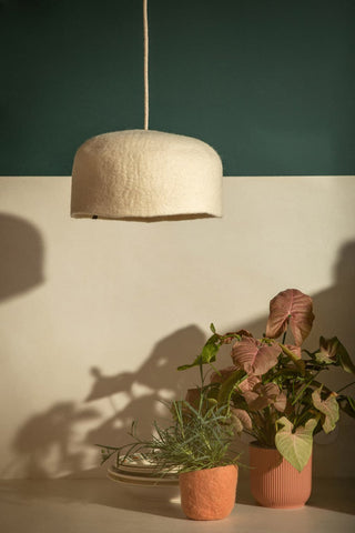 Abat-jour Yourte Naturel muskhane coton en herbe