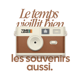 Appareil photo TimeLens Cream Brown