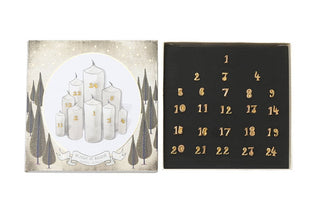 Bijou de Bougie de l’Avent en métal doré signé Boncoeurs, création artisanale lumineuse et spirituelle, symbole d’attente et d’espérance, proposée par la boutique Coton en Herbe.