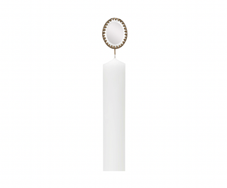 Bijou de Bougie Psyché en métal doré signé Boncoeurs, création artisanale raffinée inspirée de l’âme et de la lumière, proposée par la boutique Coton en Herbe