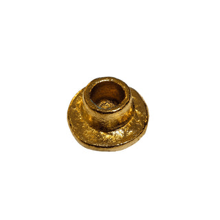Bougeoir en laiton signé Boncoeurs, création artisanale élégante et intemporelle, diffuseur de lumière et de chaleur, proposé par la boutique Coton en Herbe