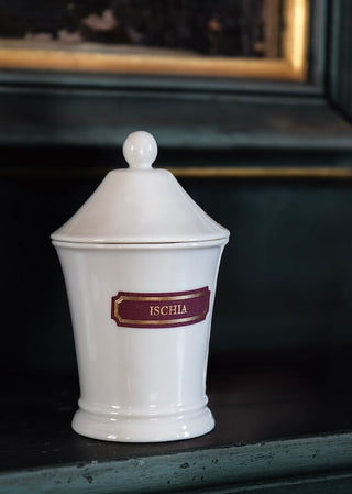 Bougie Napoléon parfumée Oratorio en porcelaine de Limoges signée Alix D. Reynis (40 h, notes d’encens), présentée par la boutique Coton en Herbe.
