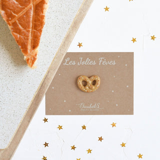 Fèves Baubels Bretzel traditions epiphanie, pour galette des rois chez Coton en Herbe