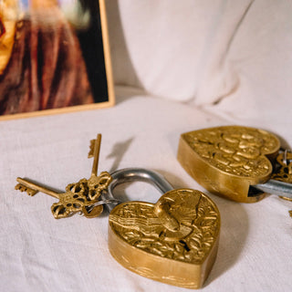 Cadenas Aigle en métal doré signé Boncoeurs, création artisanale décorative et symbolique, à découvrir chez la boutique Coton en Herbe