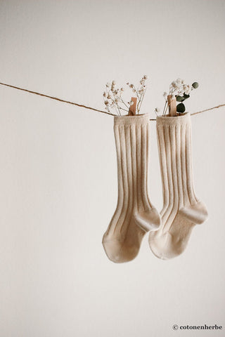 Chaussettes côtelet enfant condor chez Coton en Herbe