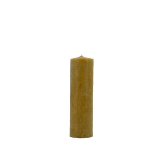 Cierge Lin 18cm Boncoeurs coton en herbe