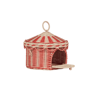 Petit panier tente de Cirque olli ella coton en herbe porte ouverte