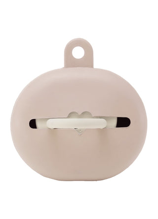 rangement tétine Etui à tétine beige hevea coton en herbe