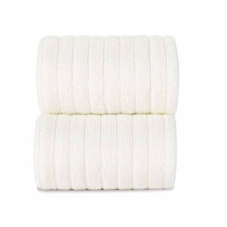 Collant crème coton côtelés Condor chez Coton en Herbe