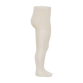 Collants enfant lin ajouré Condor chez Coton en Herbe