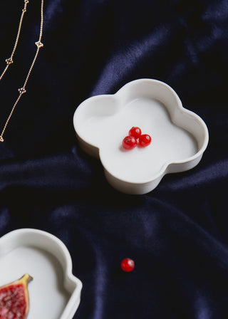 coupelle Quadrilobe porcelaine blanche Alix D.Reynis chez Coton en Herbe