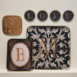 Sous-verre Cœur en métal doré signé Boncoeurs, création artisanale élégante pour sublimer vos tables, disponible chez la boutique Coton en Herbe