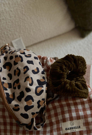 Chouchou velours Olive gabrielle paris coton en herbe