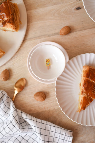 feve glace galette des rois, fete epiphanie , chez Coton en Herbe signé Baubels